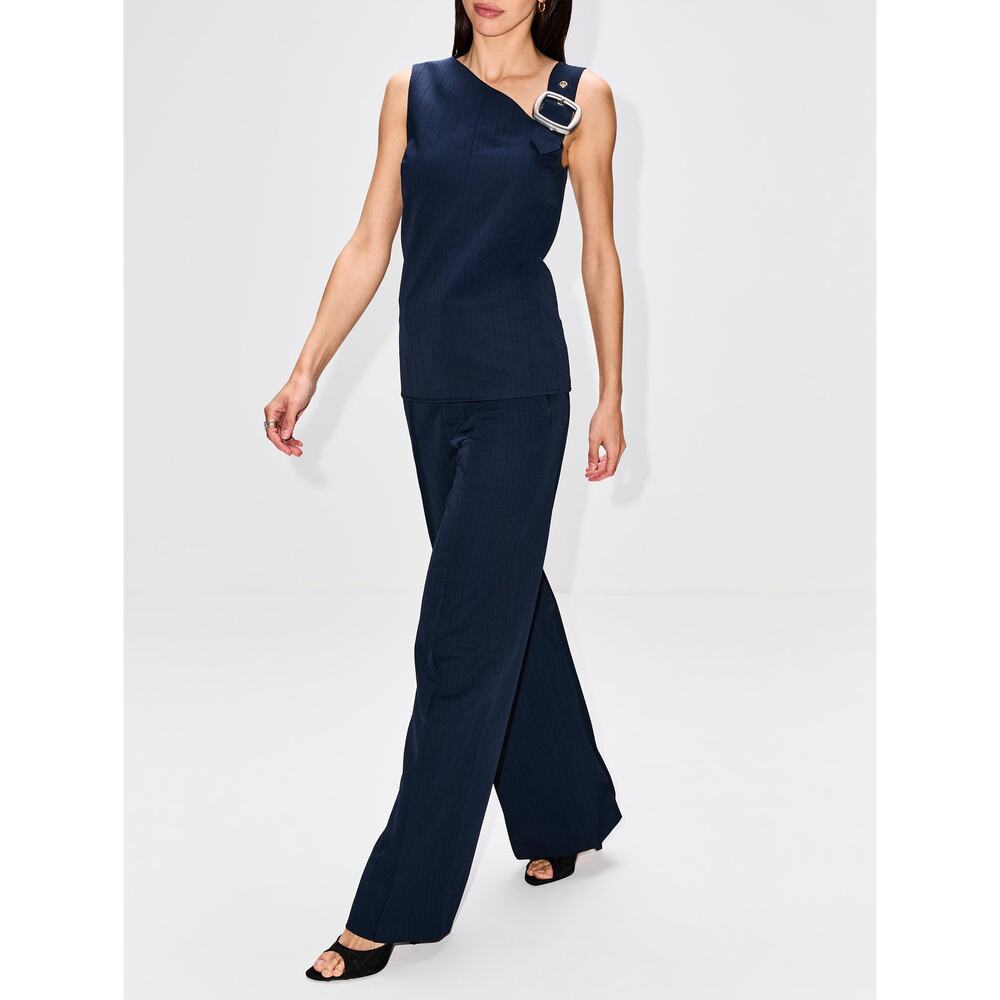 Proenza Schoulder Weyes Trouser Pant in Midnight Blue 00